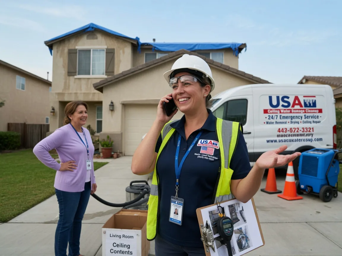 Ceiling Water Damage Restoration Saline, LA FAQs